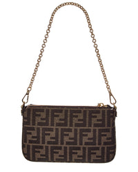 FENDI Fendi Baguette Ff Jacquard Pouch