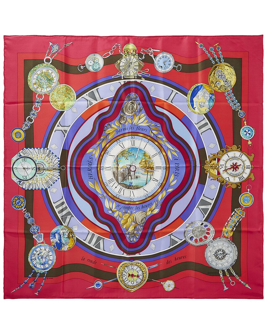 Hermès Hermès Parmi Les Fleurs Loïc Dubigeon Silk Scarf (Authentic Pre-Loved)