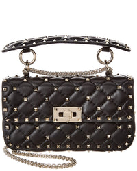 Valentino Valentino Rockstud Spike Small Leather Shoulder Bag