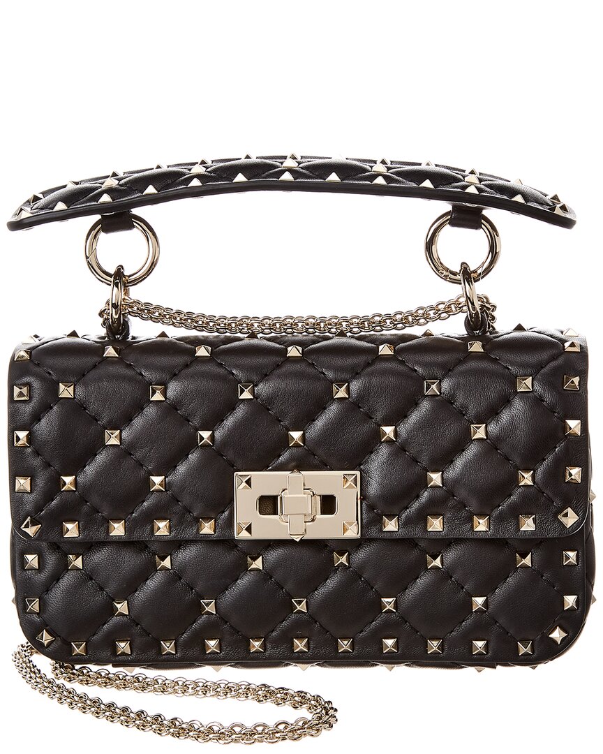 Valentino Valentino Rockstud Spike Small Leather Shoulder Bag