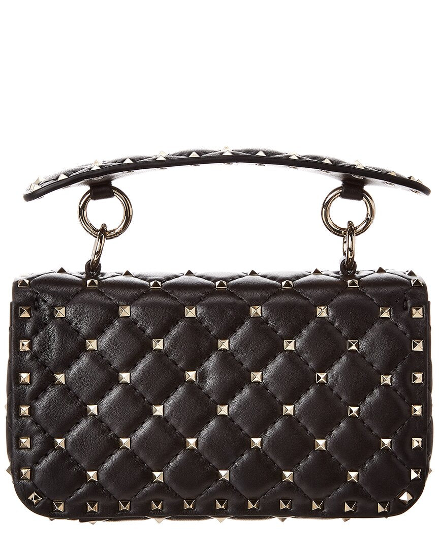 Valentino Valentino Rockstud Spike Small Leather Shoulder Bag