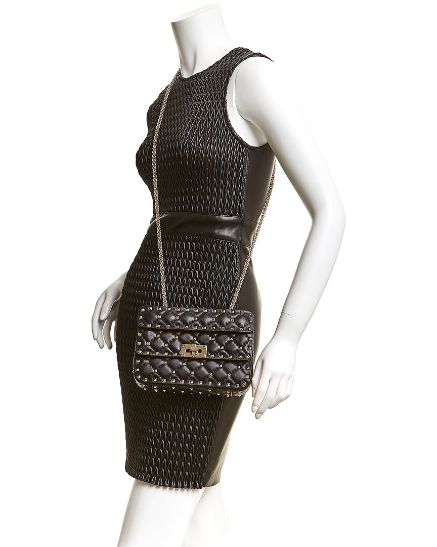 Valentino Valentino Rockstud Spike Small Leather Shoulder Bag