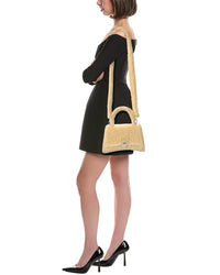Balenciaga Hourglass Small Furry Top Handle Bag