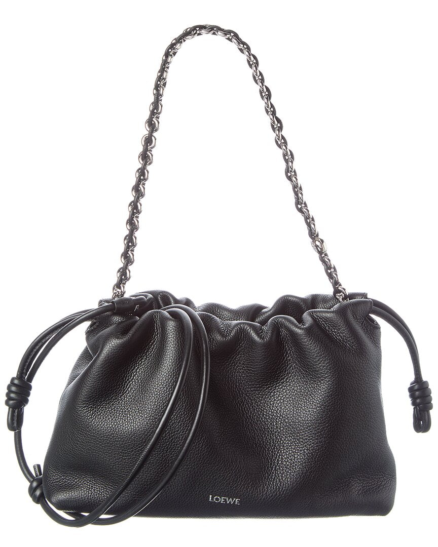 Loewe Flamenco Medium Leather Bucket Bag