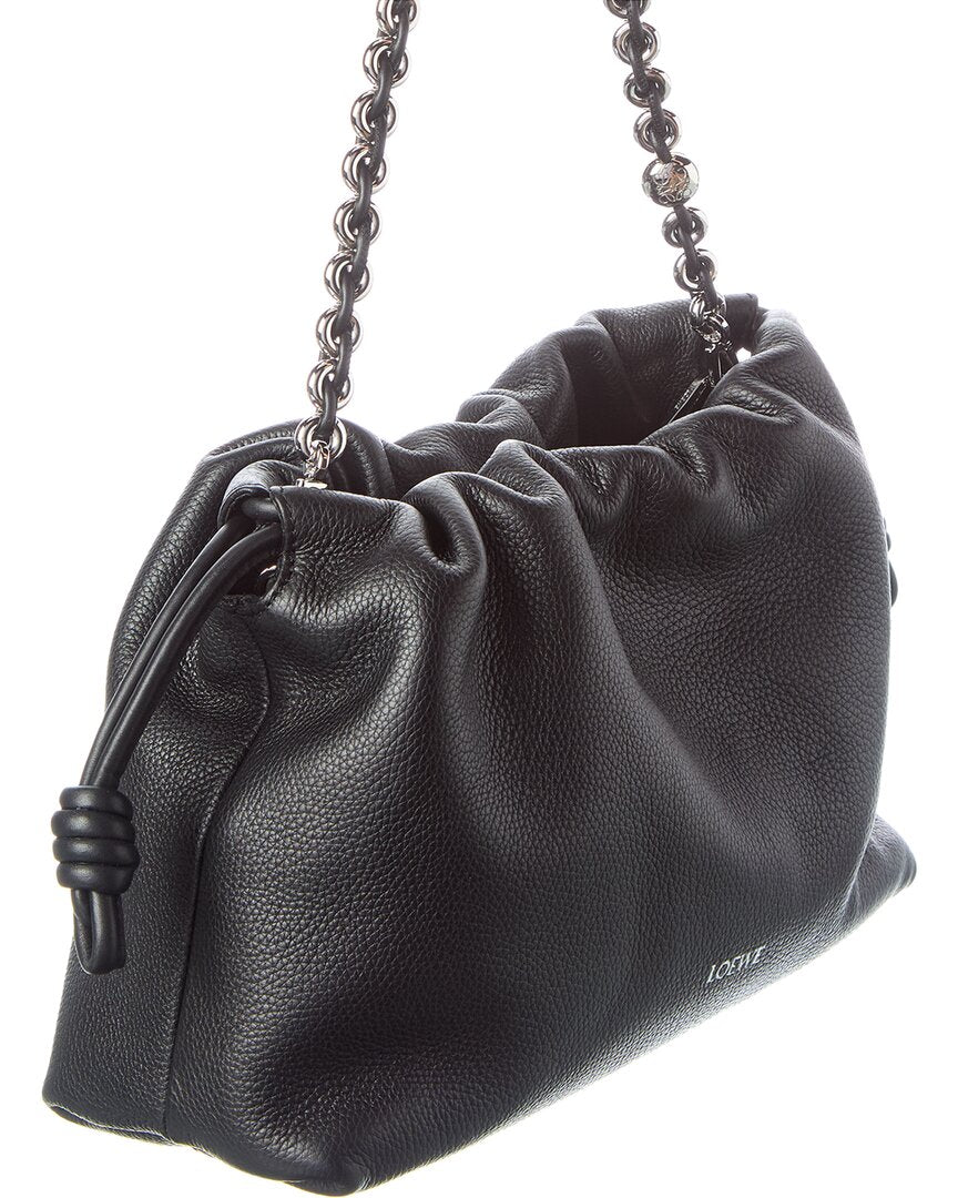 Loewe Flamenco Medium Leather Bucket Bag