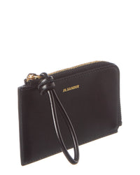 Jil Sander Logo Leather Coin Purse