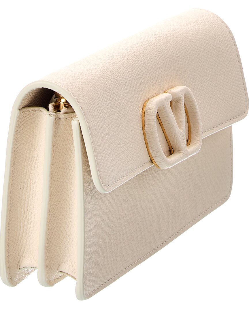 Valentino Valentino Vlogo Signature Leather Wallet On Chain