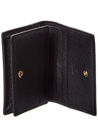 Gucci Gucci Gg Marmont Gg Supreme Canvas & Leather Card Case