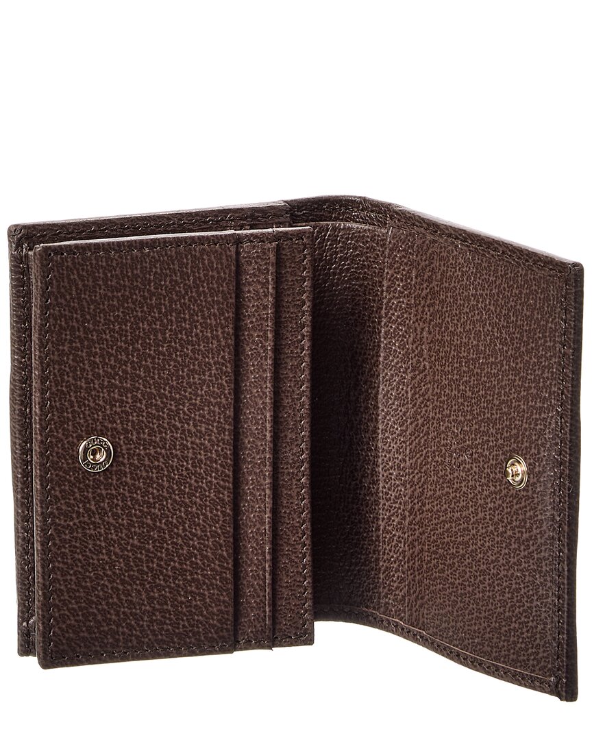 Gucci Gucci Ophidia Small Gg Supreme Canvas & Leather Wallet