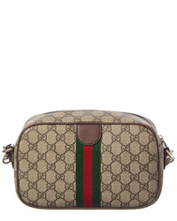 Gucci Gucci Ophidia Small Gg Supreme Canvas & Leather Camera Bag