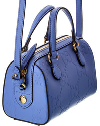 Gucci Gg Super Mini Leather Top Handle Bag