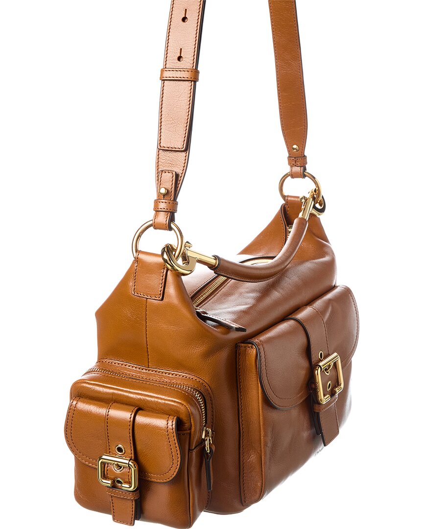 Chloé Medium Double Carry Leather Shoulder Bag