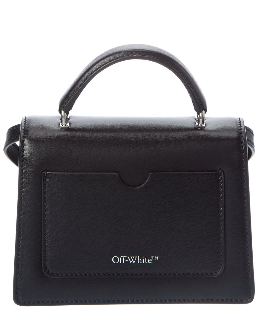Off-White™ Off-White Jitney Leather Satchel