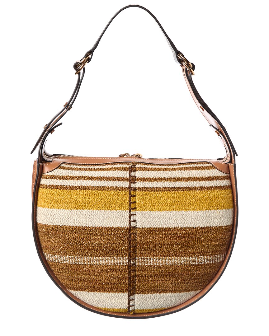 Tod’S Woven & Leather Hobo Bag