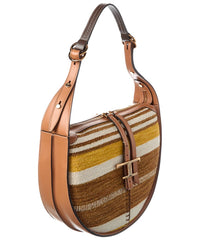 Tod’S Woven & Leather Hobo Bag