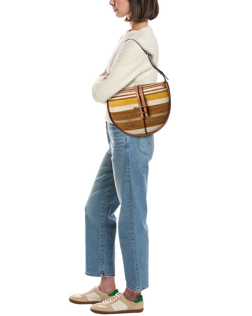 Tod’S Woven & Leather Hobo Bag