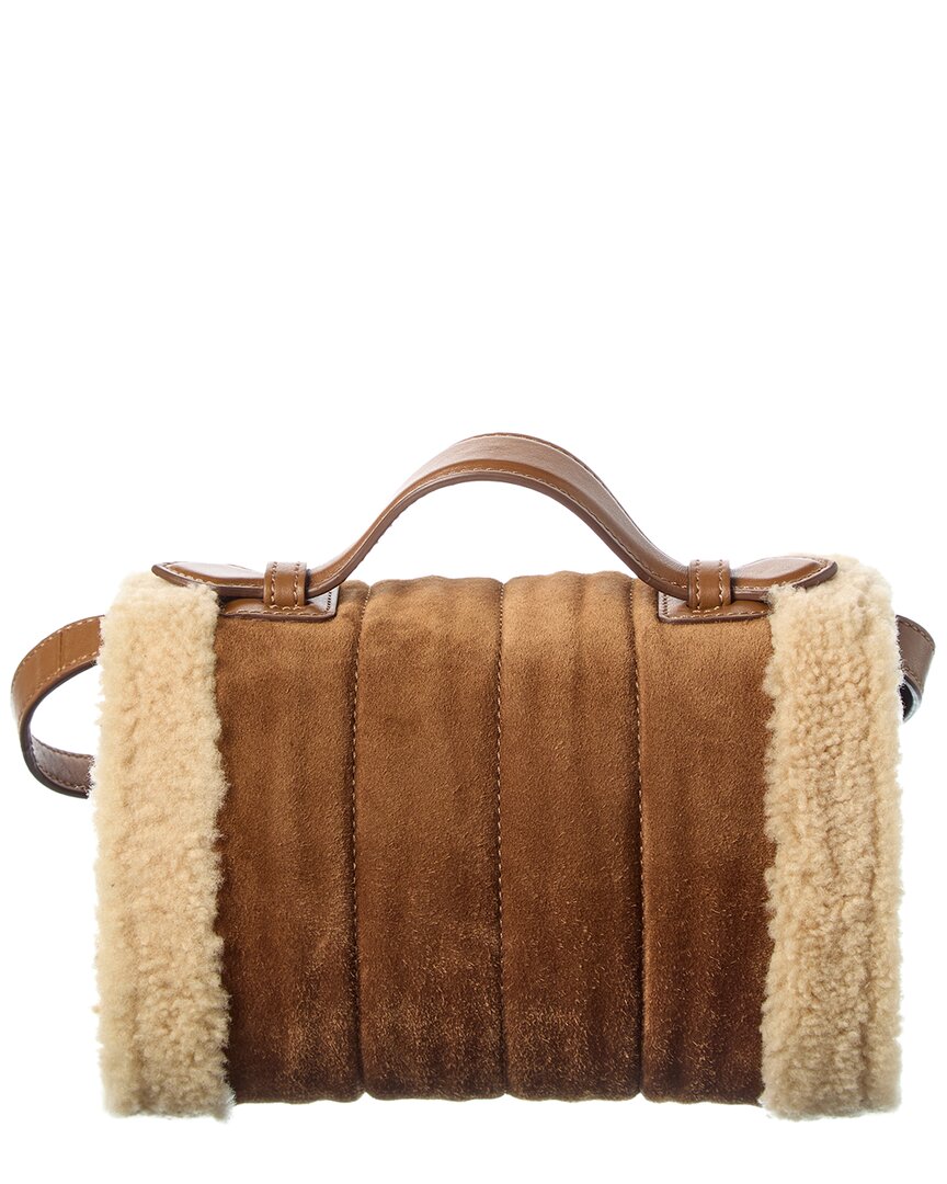 Tod’S Suede & Shearling Duffel Bag