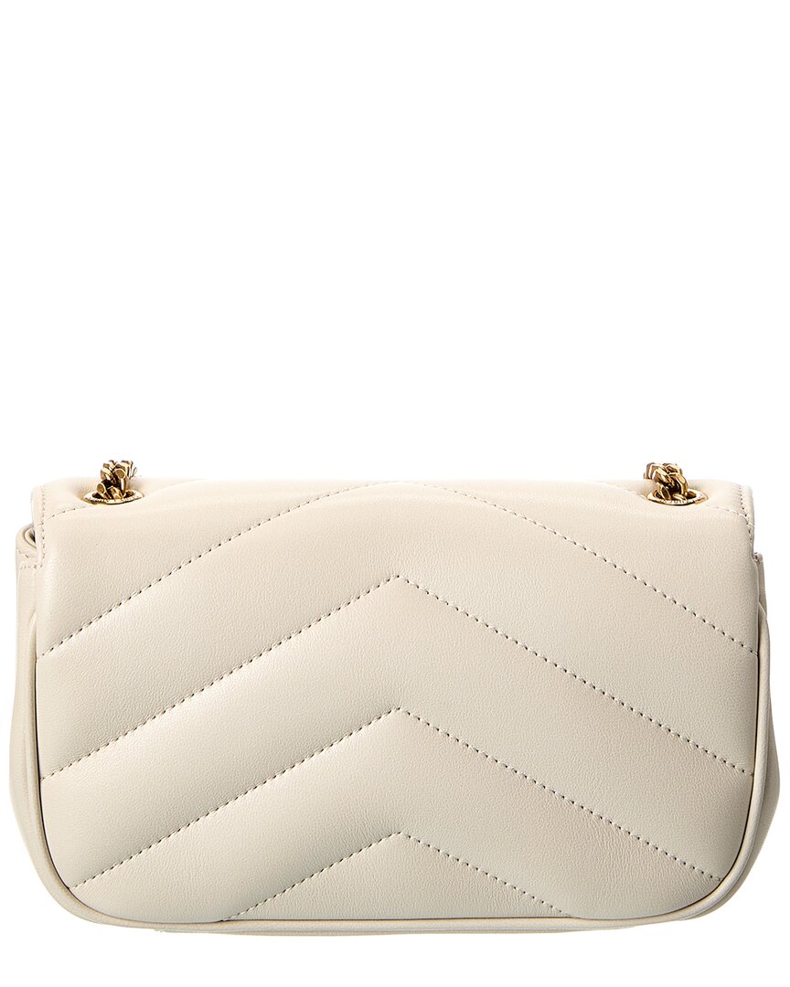 Saint Laurent Saint Laurent Loulou Mini Leather Wallet On Chain