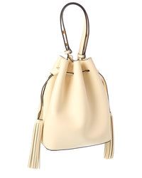 Valentino Vlogo Leather Bucket Bag