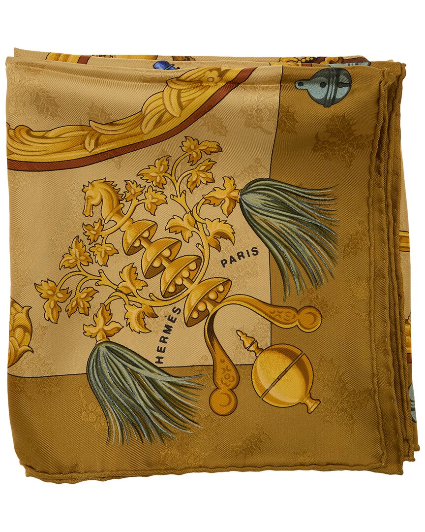 Hermès Hermès Plumes Et Grelots Julie Abadie Silk Scarf (Authentic Pre-Loved)