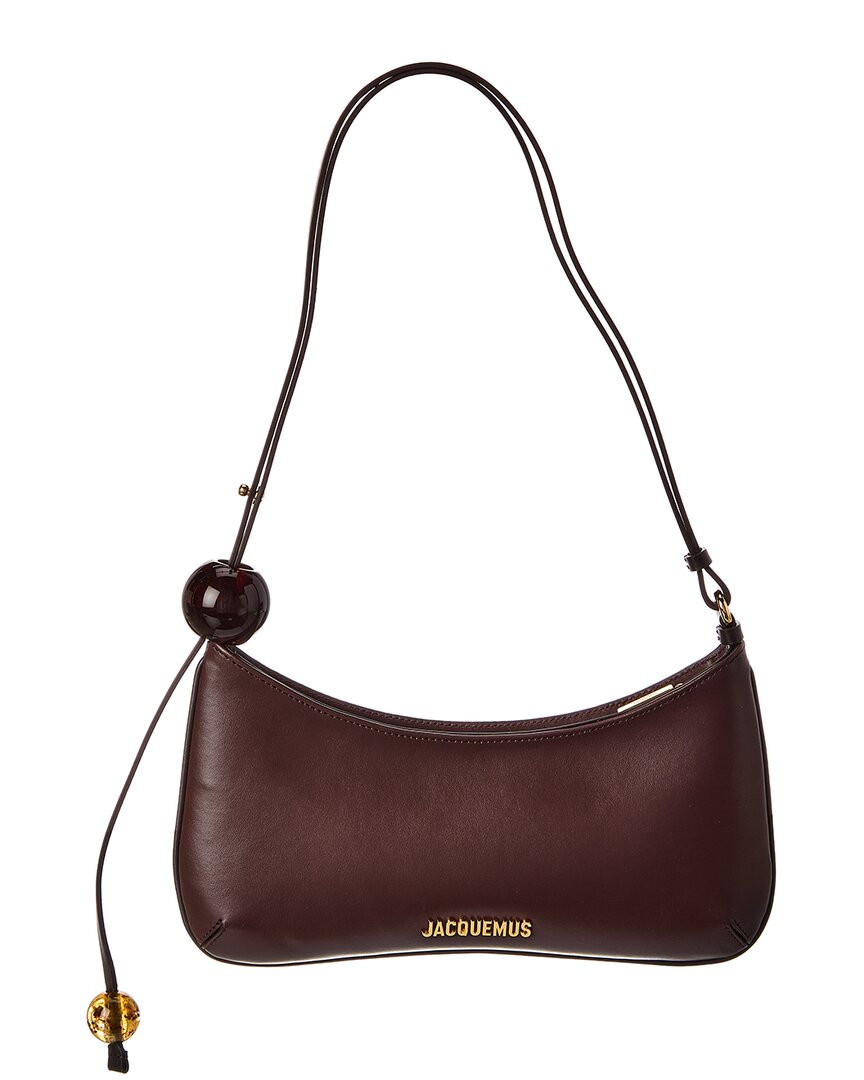 Jacquemus Jacquemus Bisou Perle Leather Hobo Bag