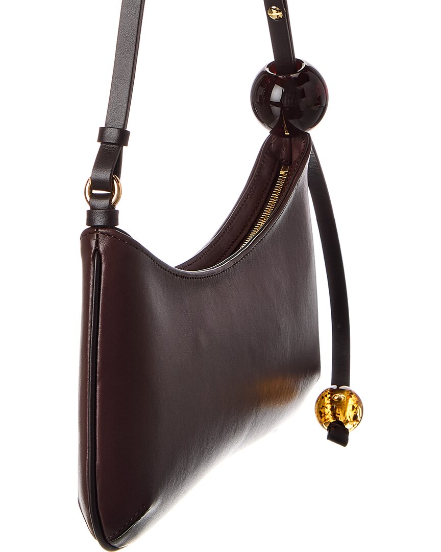 Jacquemus Jacquemus Bisou Perle Leather Hobo Bag