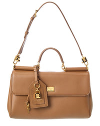 Dolce & Gabbana Dolce & Gabbana My Sicily Leather Satchel