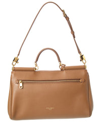 Dolce & Gabbana Dolce & Gabbana My Sicily Leather Satchel
