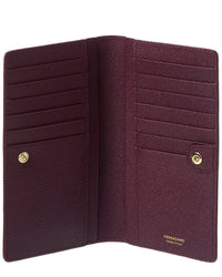 Ferragamo Ferragamo Gancini Leather Continental Wallet