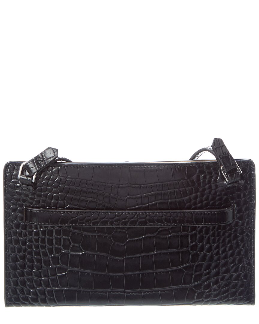 Toteme Croc-Embossed Leather Crossbody