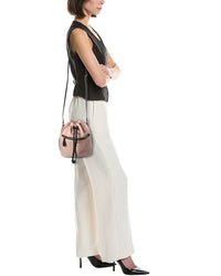 Burberry Burberry Nylon & Leather Bucket Bag
