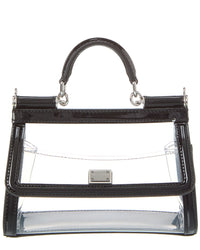 Dolce & Gabbana Kim Sicily Small Vinyl & Patent Satchel