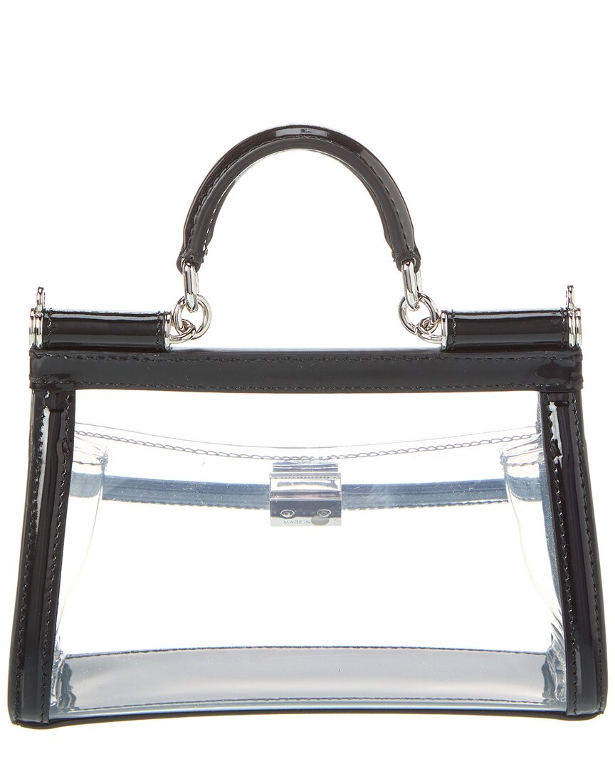 Dolce & Gabbana Kim Sicily Small Vinyl & Patent Satchel