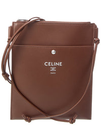 CELINE Celine Sharp Take Away Leather Pouch
