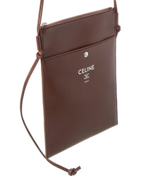 CELINE Celine Sharp Take Away Leather Pouch
