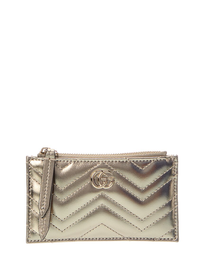 Gucci Gucci Gg Marmont Leather Key Pouch