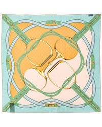 Gucci Gucci Gg Jacquard Silk Scarf