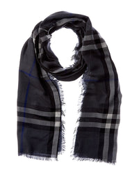 Burberry Burberry Check Wool & Silk-Blend Scarf