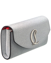 Christian Louboutin Christian Louboutin Loubi54 Glitter Leather Wallet On Chain