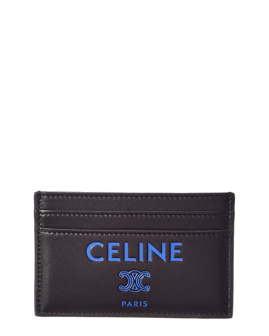 CELINE Celine Leather Card Holder