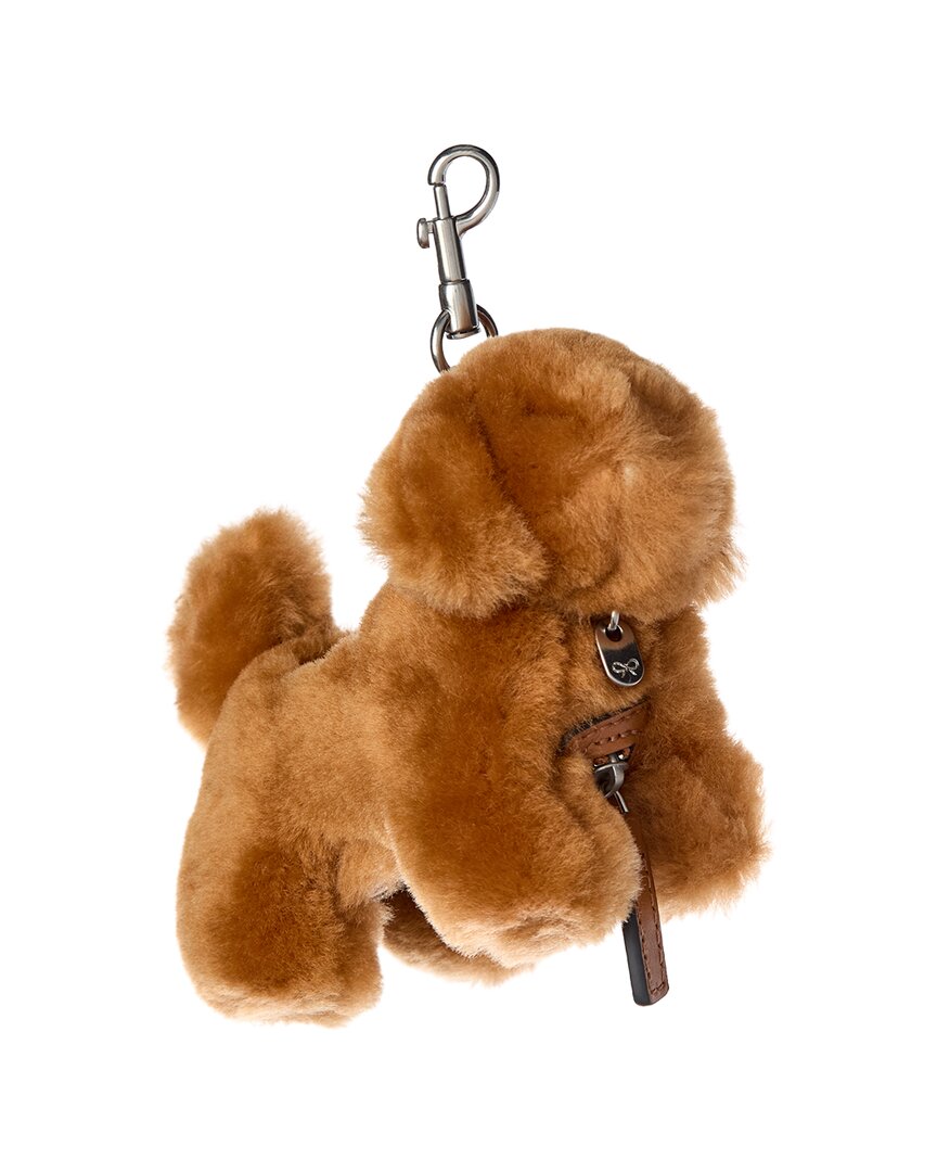 Anya Hindmarch Shearling Dog Poo Bag Charm