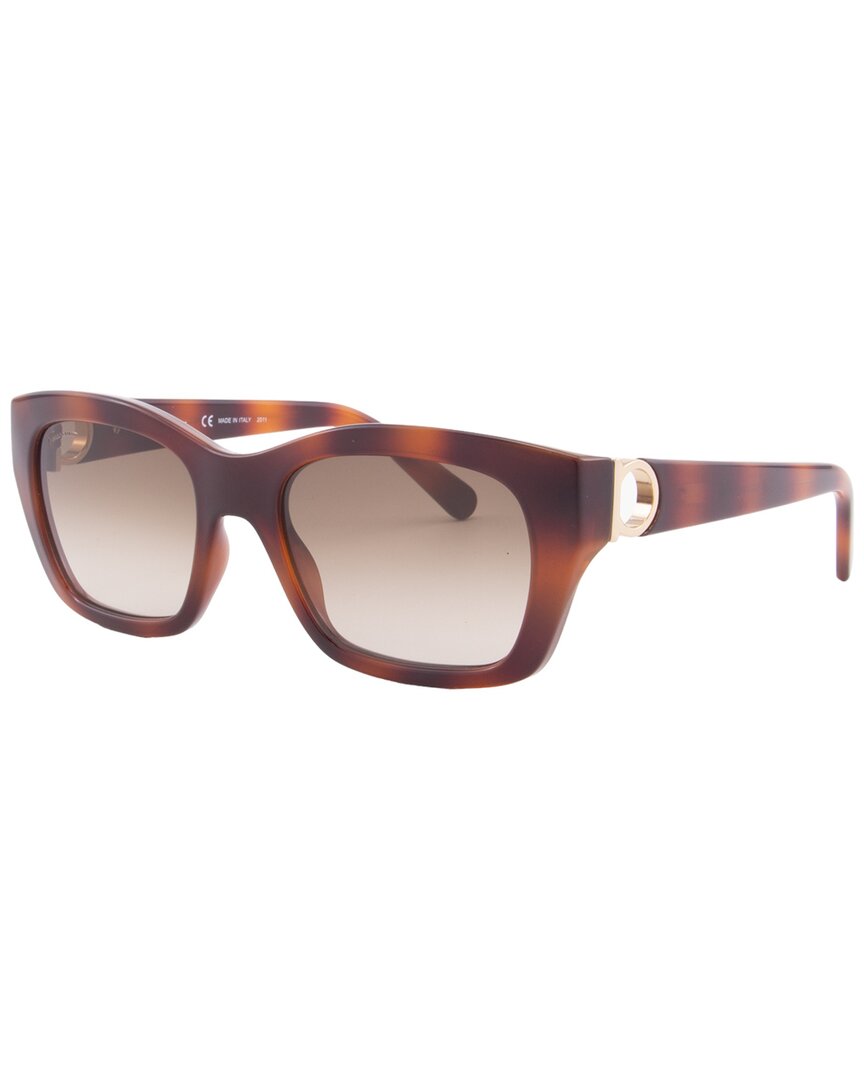 Ferragamo Women's Sf1012s 53Mm Sunglasses, Blue