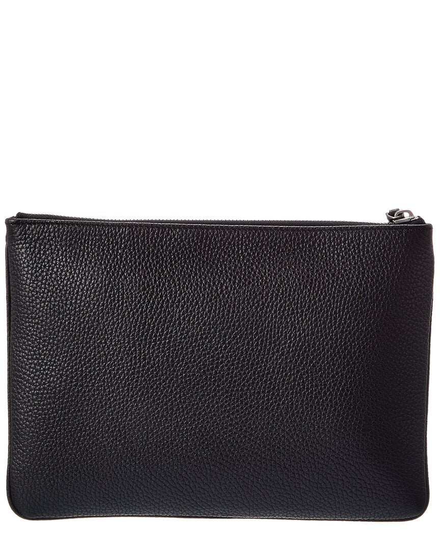 Valentino Valentino Rockstud Grainy Leather Pouch