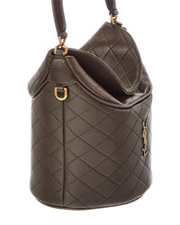 Saint Laurent Saint Laurent Gaby Leather Bucket Bag