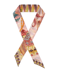 Ferragamo Ferragamo Butterflies Print Silk Scarf