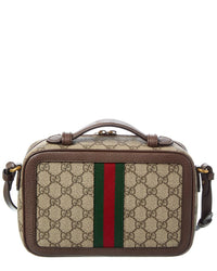 Gucci Ophidia Small Gg Supreme Canvas & Leather Camera Bag