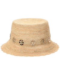 Bruno Magli Crochet Bucket Hat