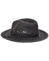 Bruno Magli Crochet Raffia Rancher Hat