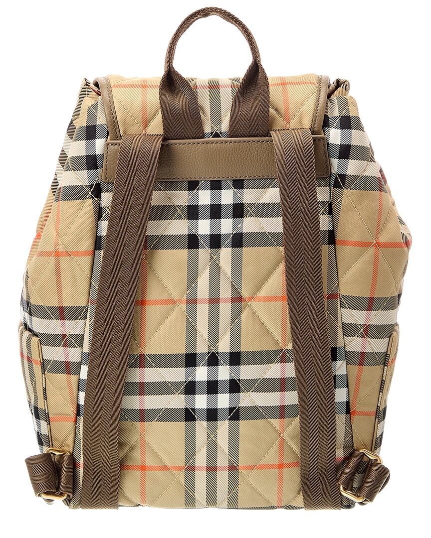 Burberry Horseshoe Quilted Canvas & Leather Backpack – Bluefly