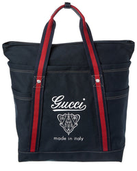 Gucci Coat Of Arms Large Canvas Tote